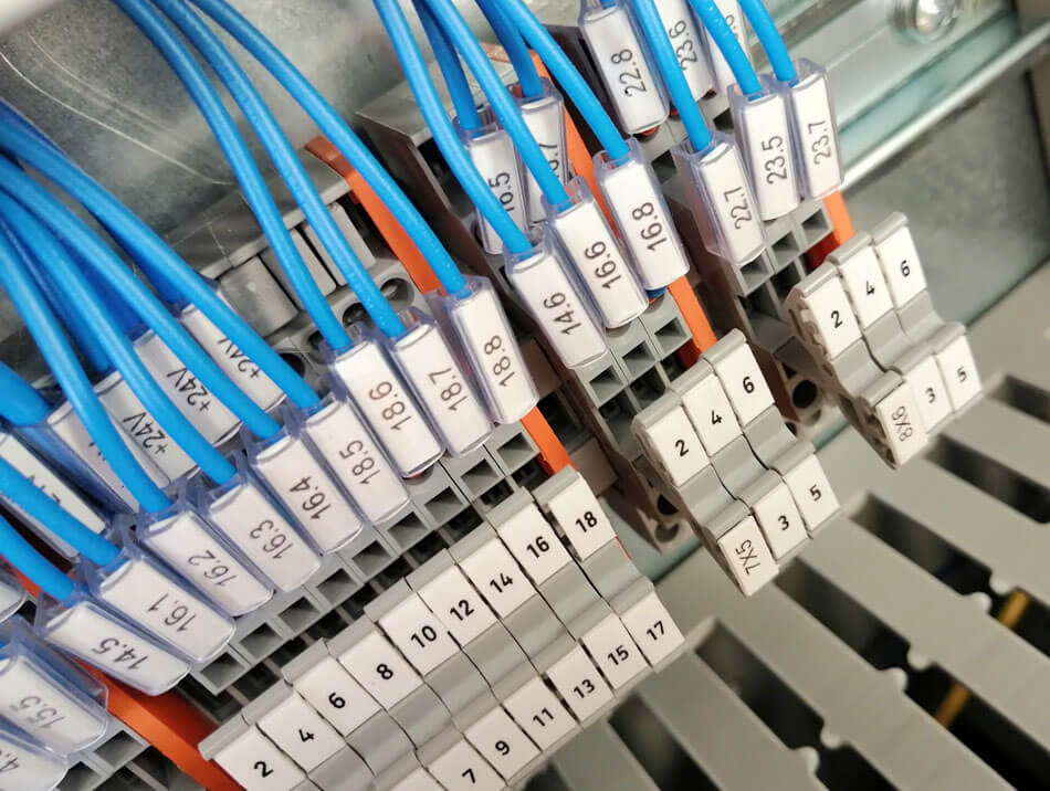 Wiring and terminal blocks